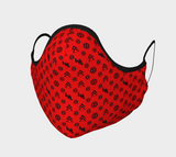 00 LvL Luxury Mask - Red Black