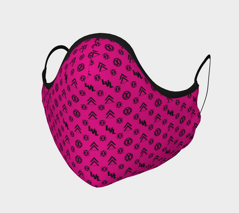 00 LvL Luxury Mask - Pink Black