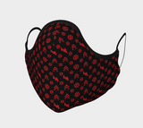 00 LvL Luxury Mask - Black Red