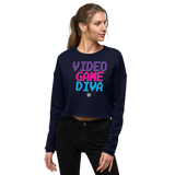 Video Game Diva Crop Sweatshirt