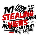 Stealing Views Stickers - 00LvL