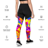 00 LvL Color Drip Sports Leggings