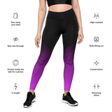 Mox Purple Sports Leggings